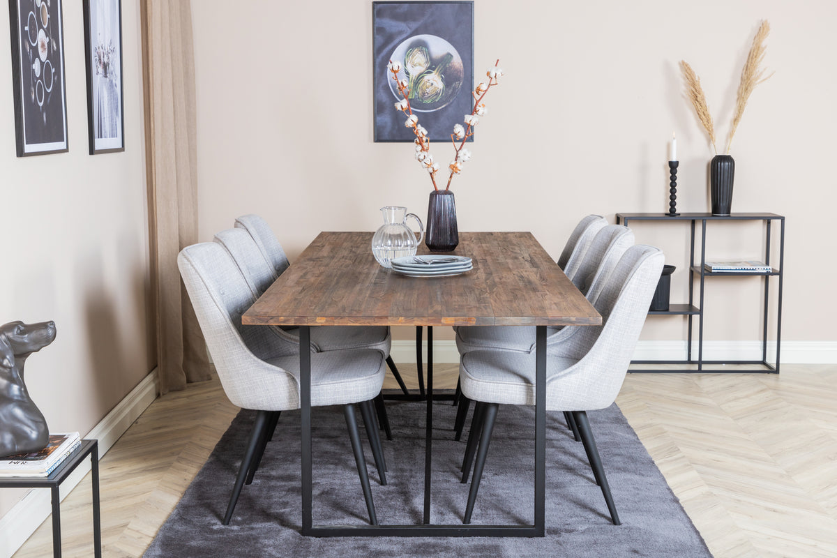 Padang, Velvet Deluxe Rektangulært Spisesæt