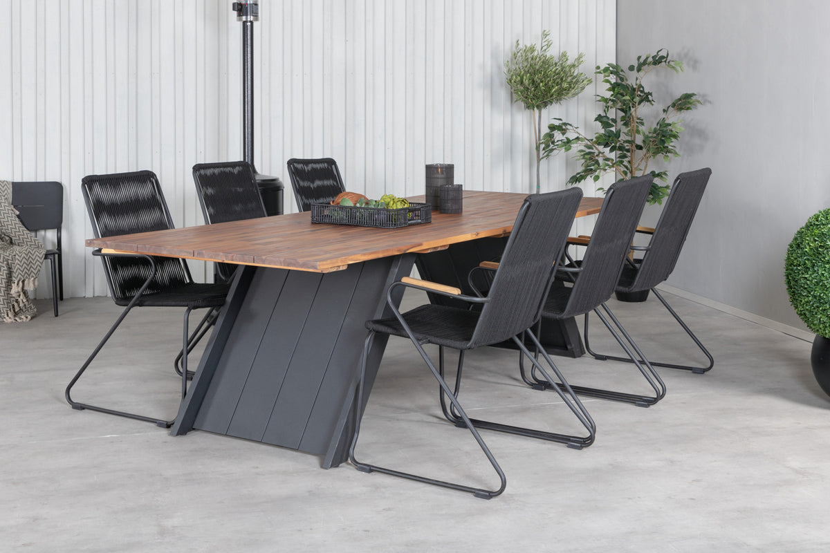 Doory, Bois Spisegrupper Sort Natur