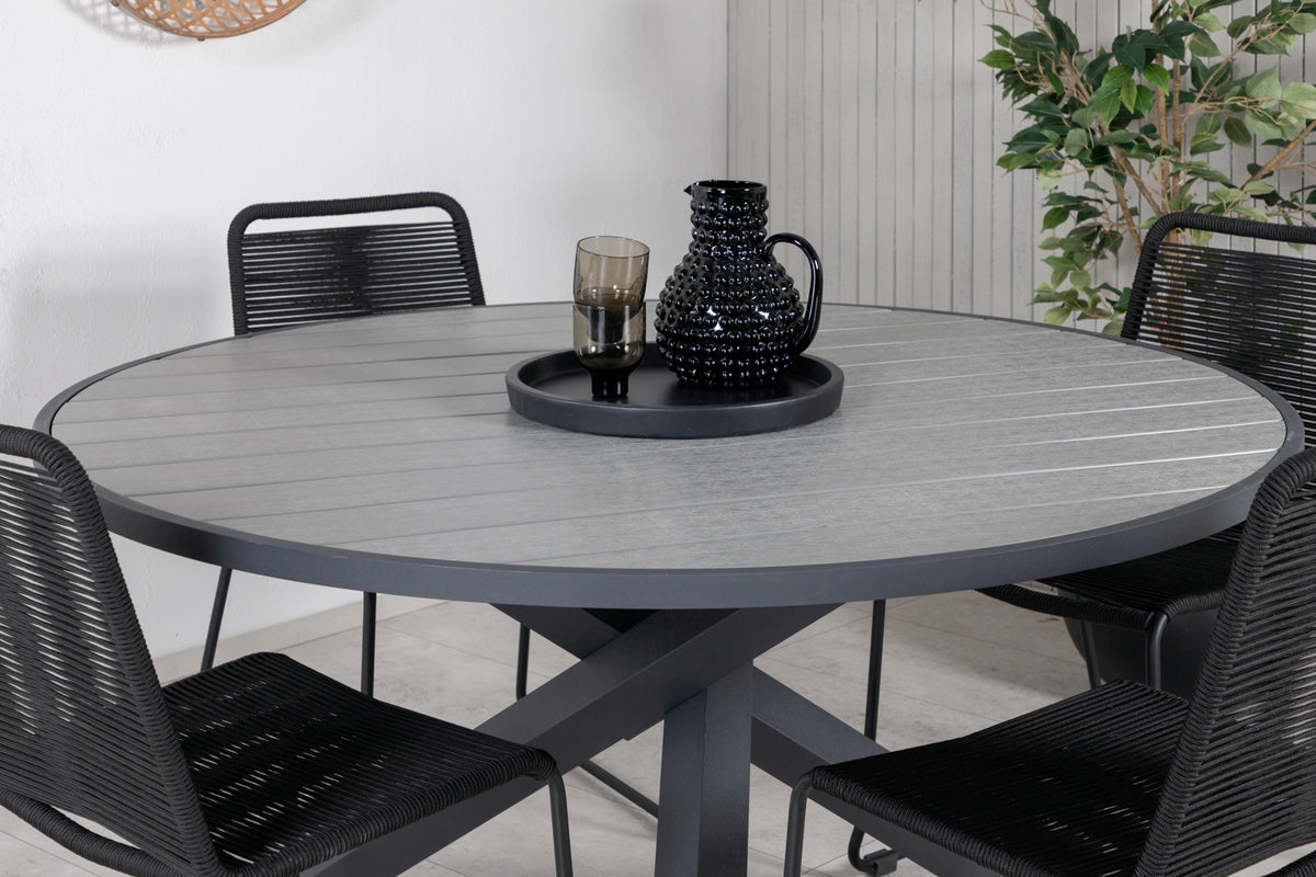 Parma, Lindos Spisegrupper Sort Mørkegrå