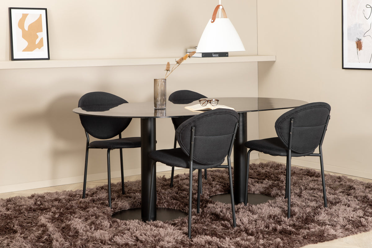 Pillan, Vault Oval Dining Set