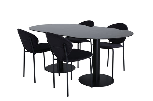 Pillan, Vault Oval Dining Set