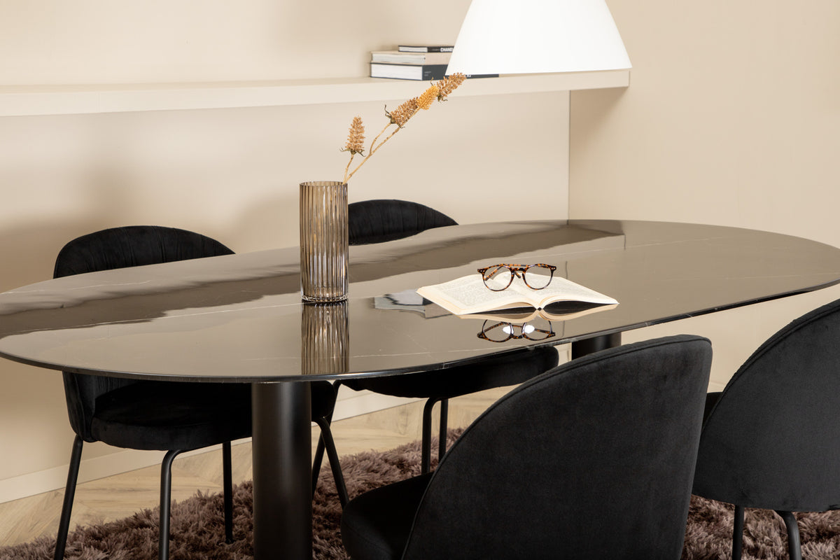 Pillan, Wrinkles Oval Dining Set