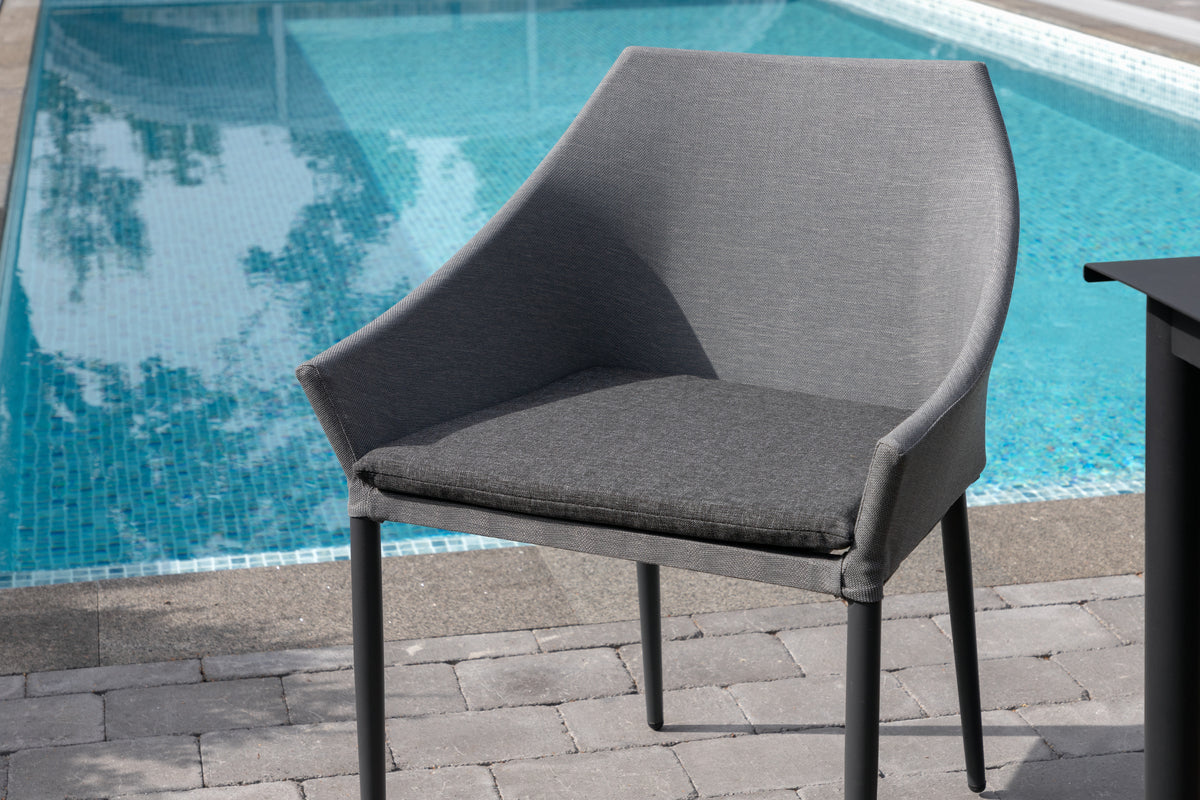 Spoga & Modena Spisestole Grå + Spisebord 200x100