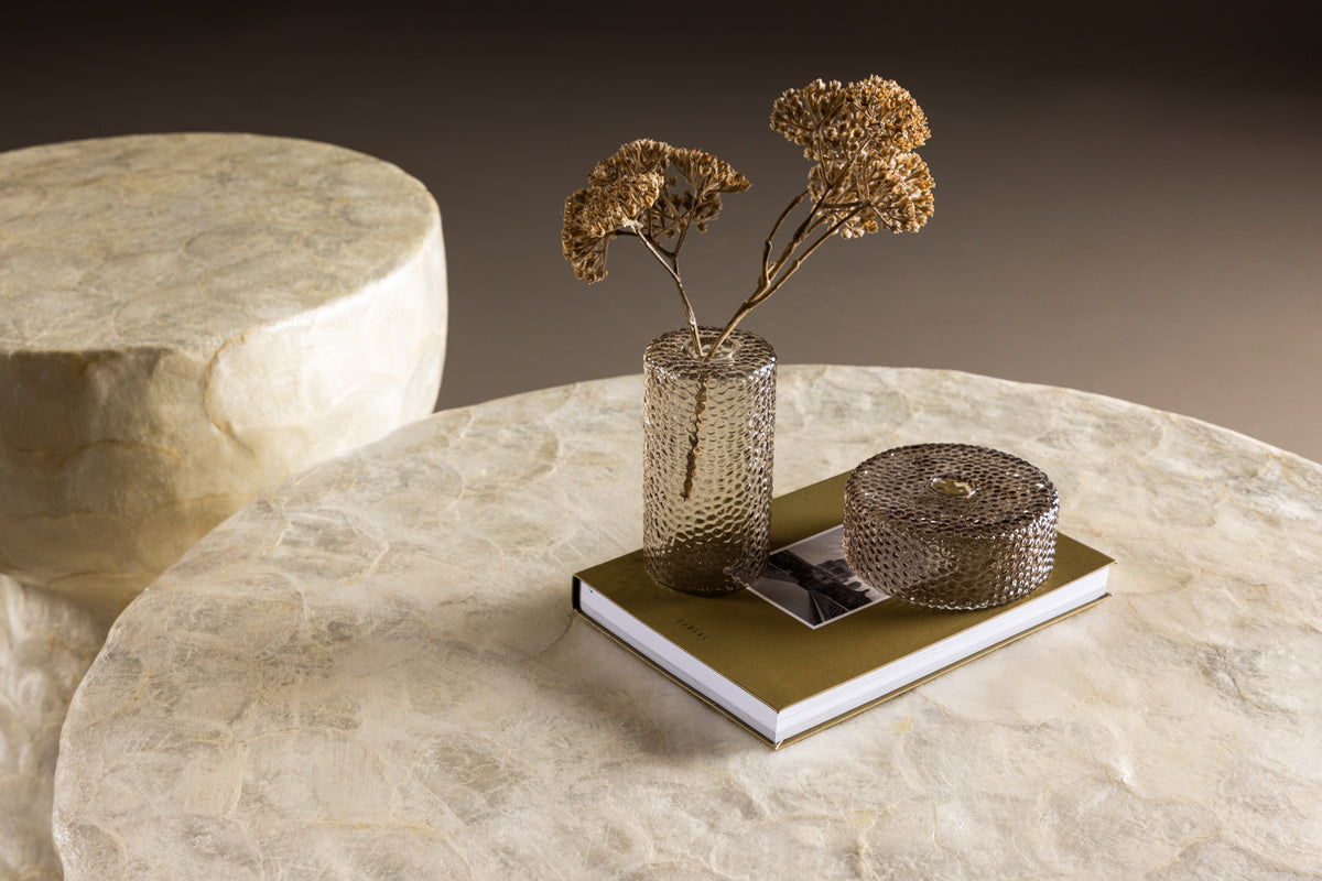 Sofa Bord ø70 ø40 Lysegrå