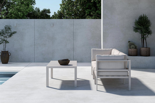 Sofa Bord 120 x 70 Beige + Sofa Modul Beige + Sofa Modul Beige