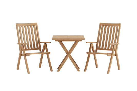 Kenya Position Chair Nature + Cafe Bord 70 x 70 x 75 Nature