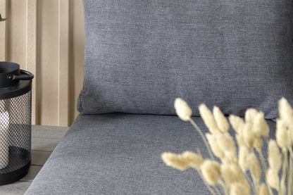 Hjørnesofa sæt mørkegrå mørkegrå