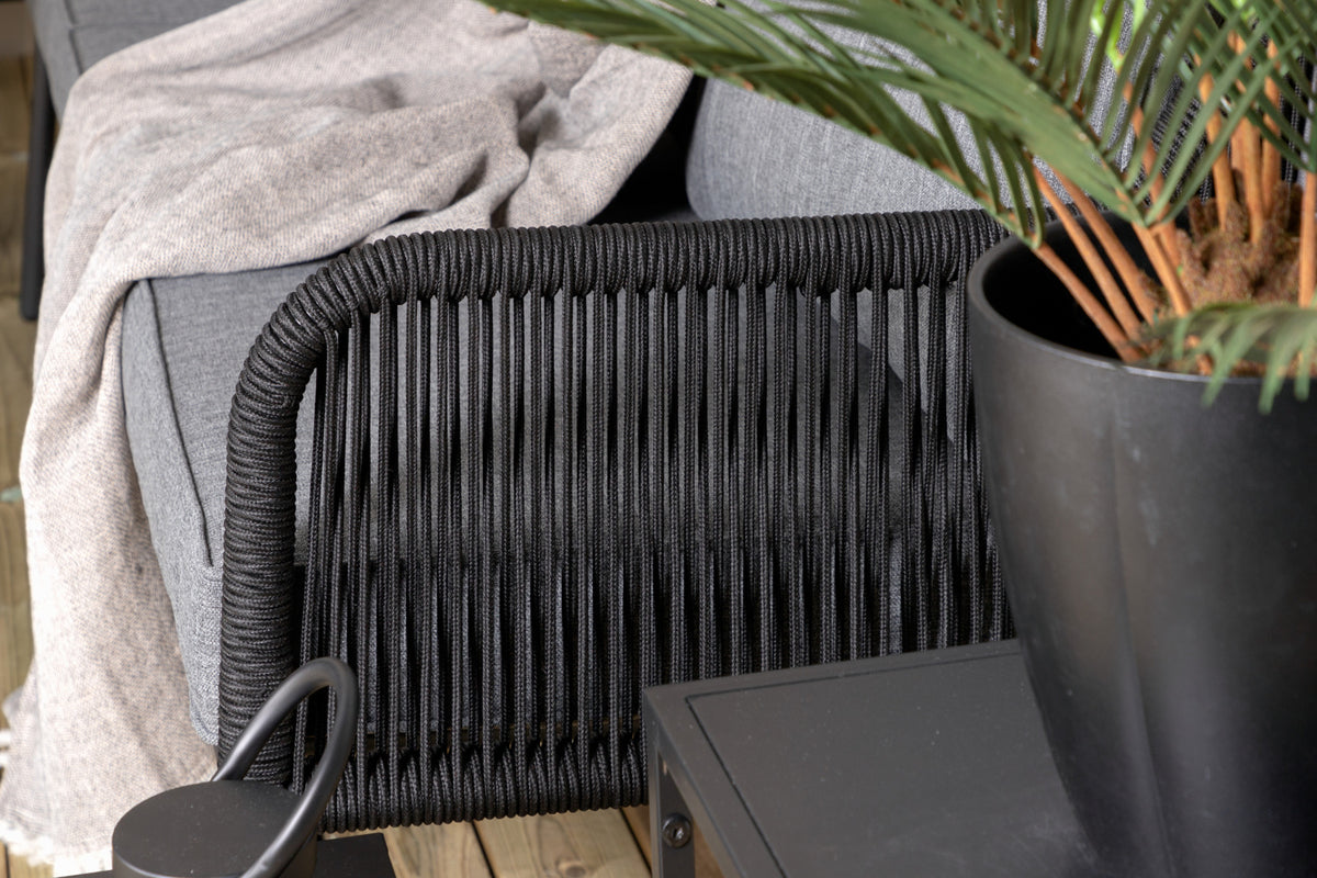 Hjørnesofa sæt Sort Sort