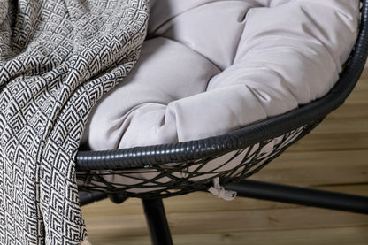 Hængekøjestol Sort