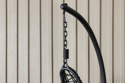 Hængekøjestol Sort