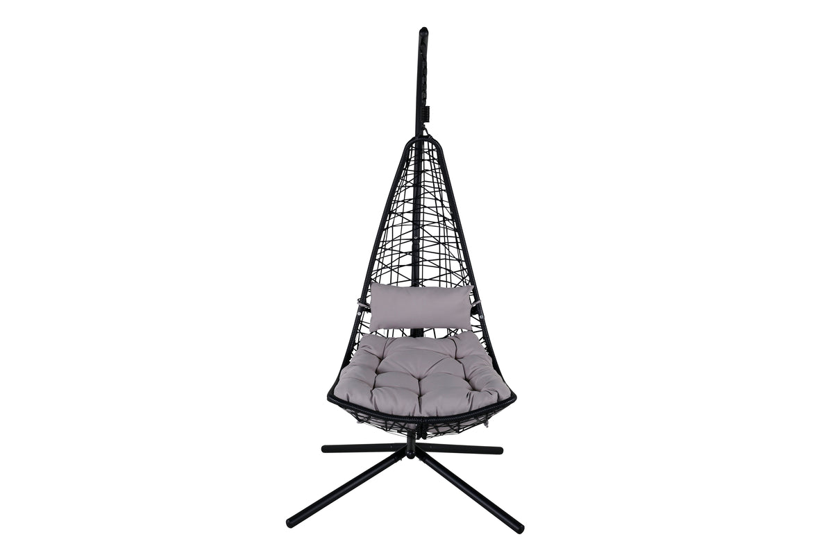 Hængekøjestol Sort