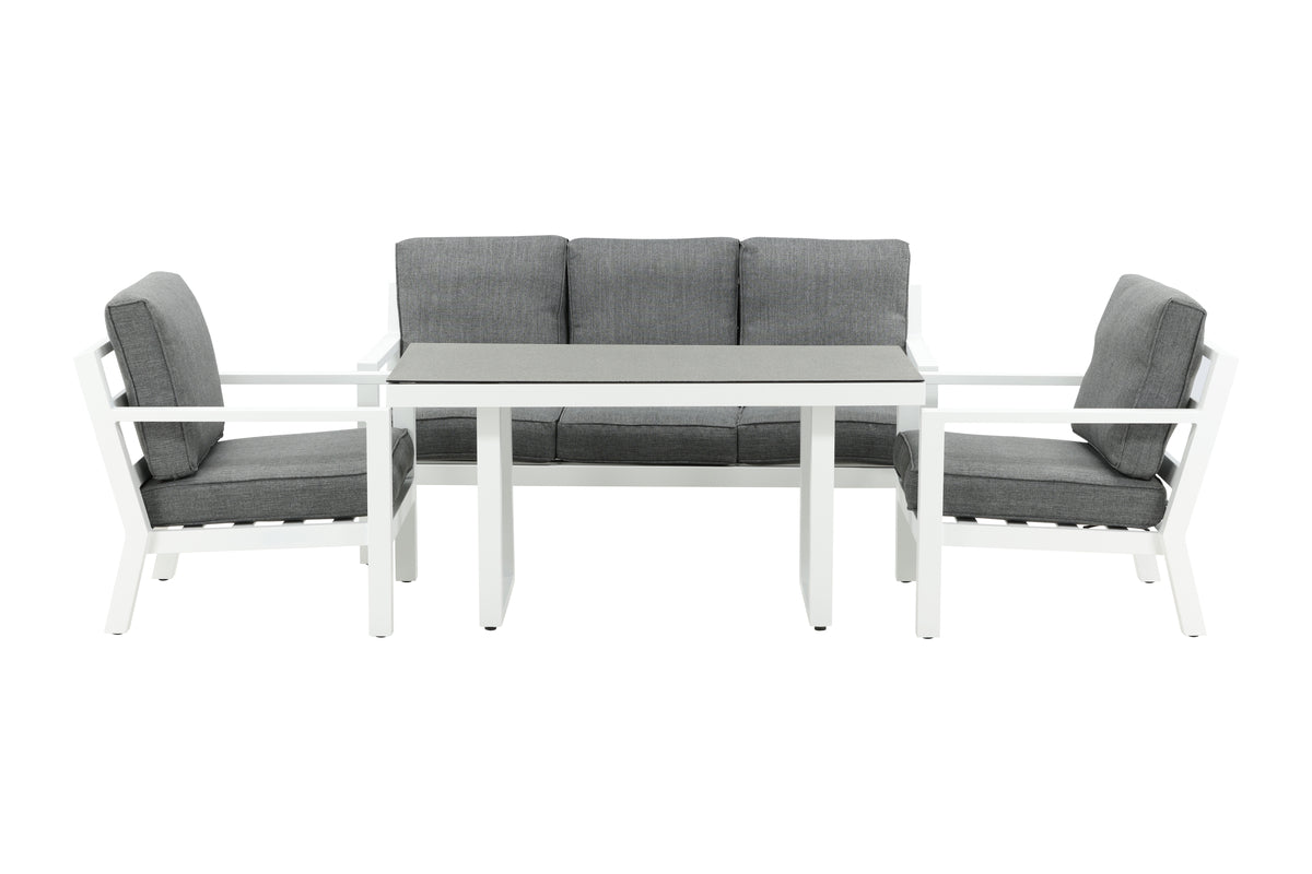 Sofagruppe Grå, Hvid Hvid