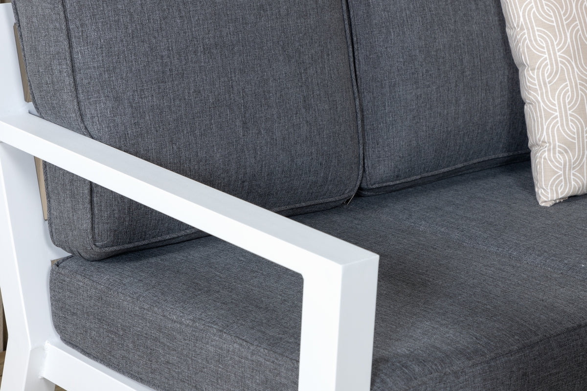 Sofagruppe Grå, Hvid Hvid