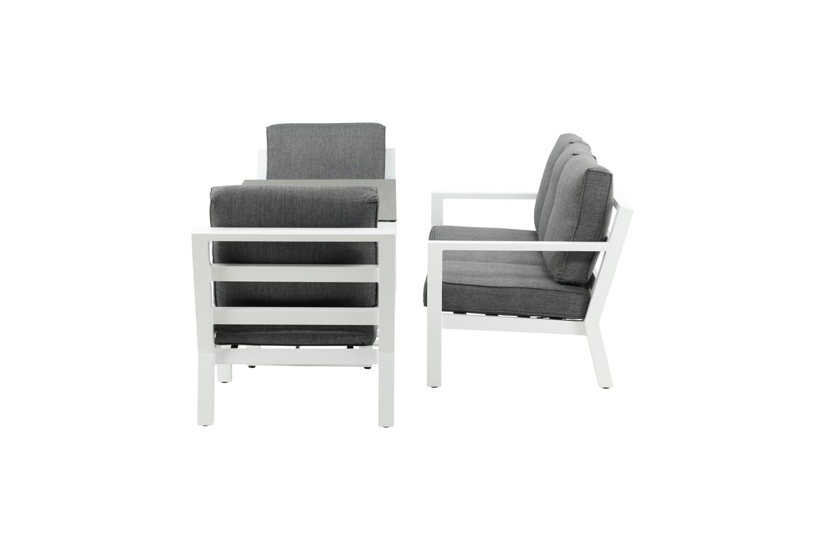 Sofagruppe Grå, Hvid Hvid