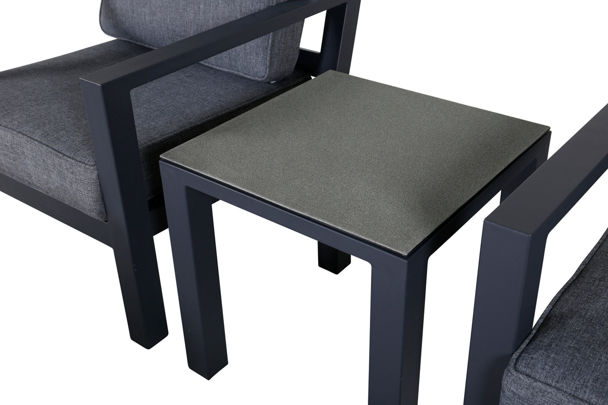 Barcelona Loungesæt Sort