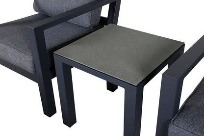 Barcelona Loungesæt Sort