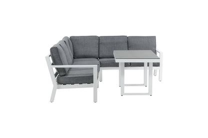 Hjørnesofa sæt Hvid Hvid