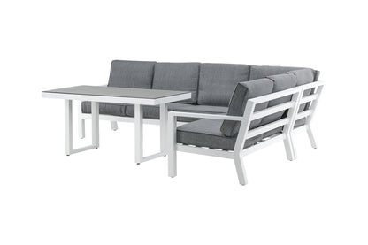 Hjørnesofa sæt Hvid Hvid