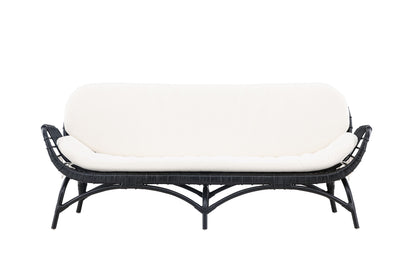 3-personers sofa, sort