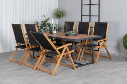 Spisebordsstol 2-pak Sort