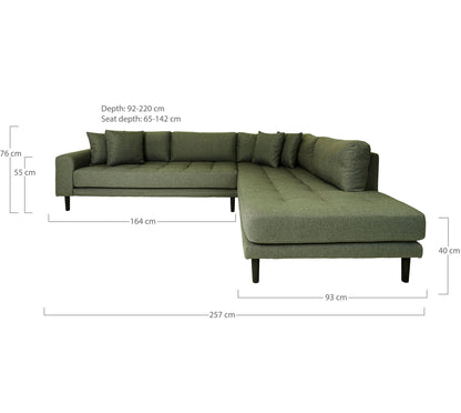 Lido Hjørnesofa Åben Ende