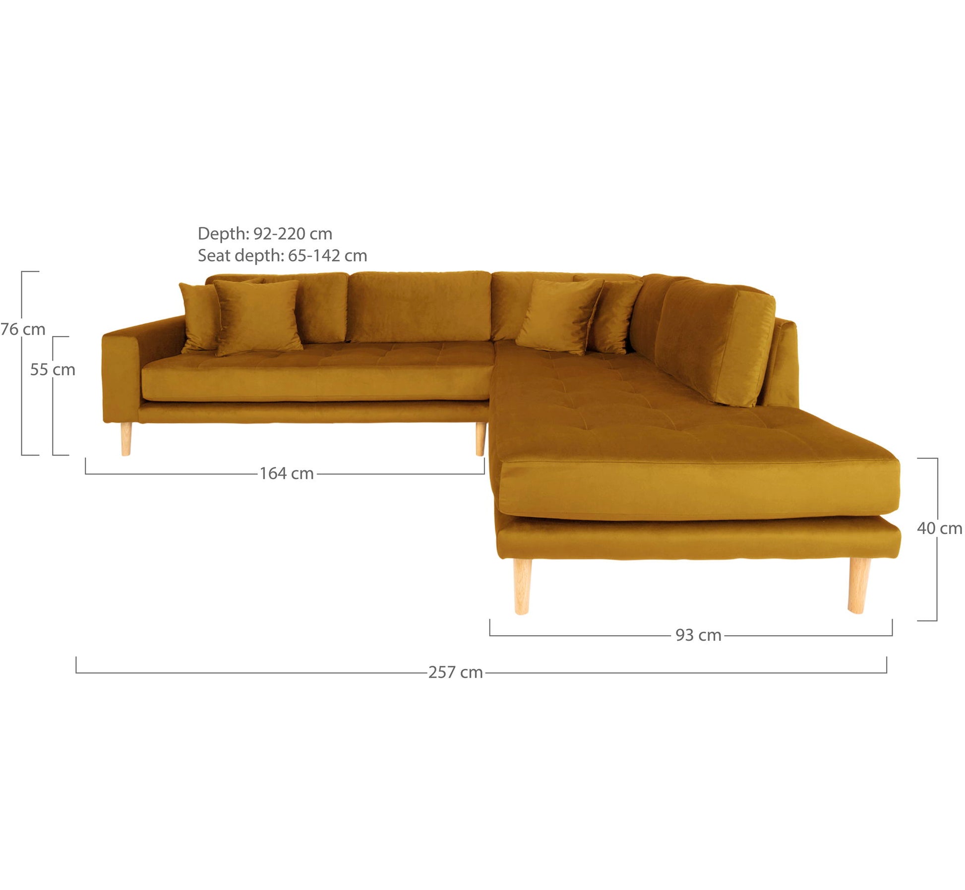Lido Hjørnesofa open end