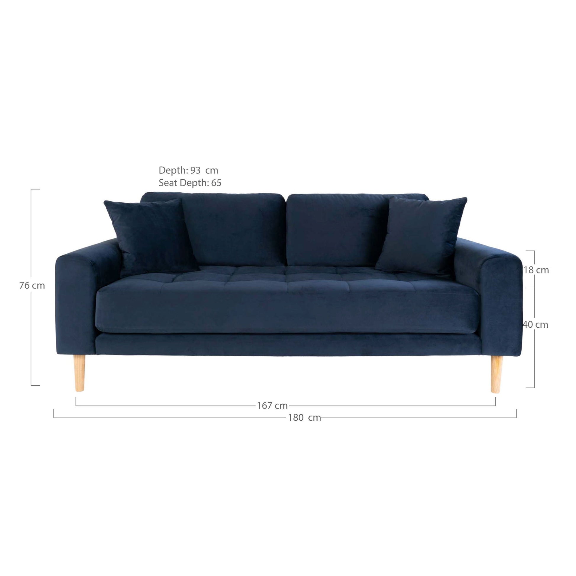Lido 2,5 Personers Sofa