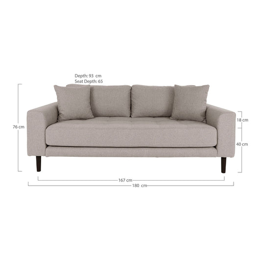 Lido 2,5 Personers Sofa