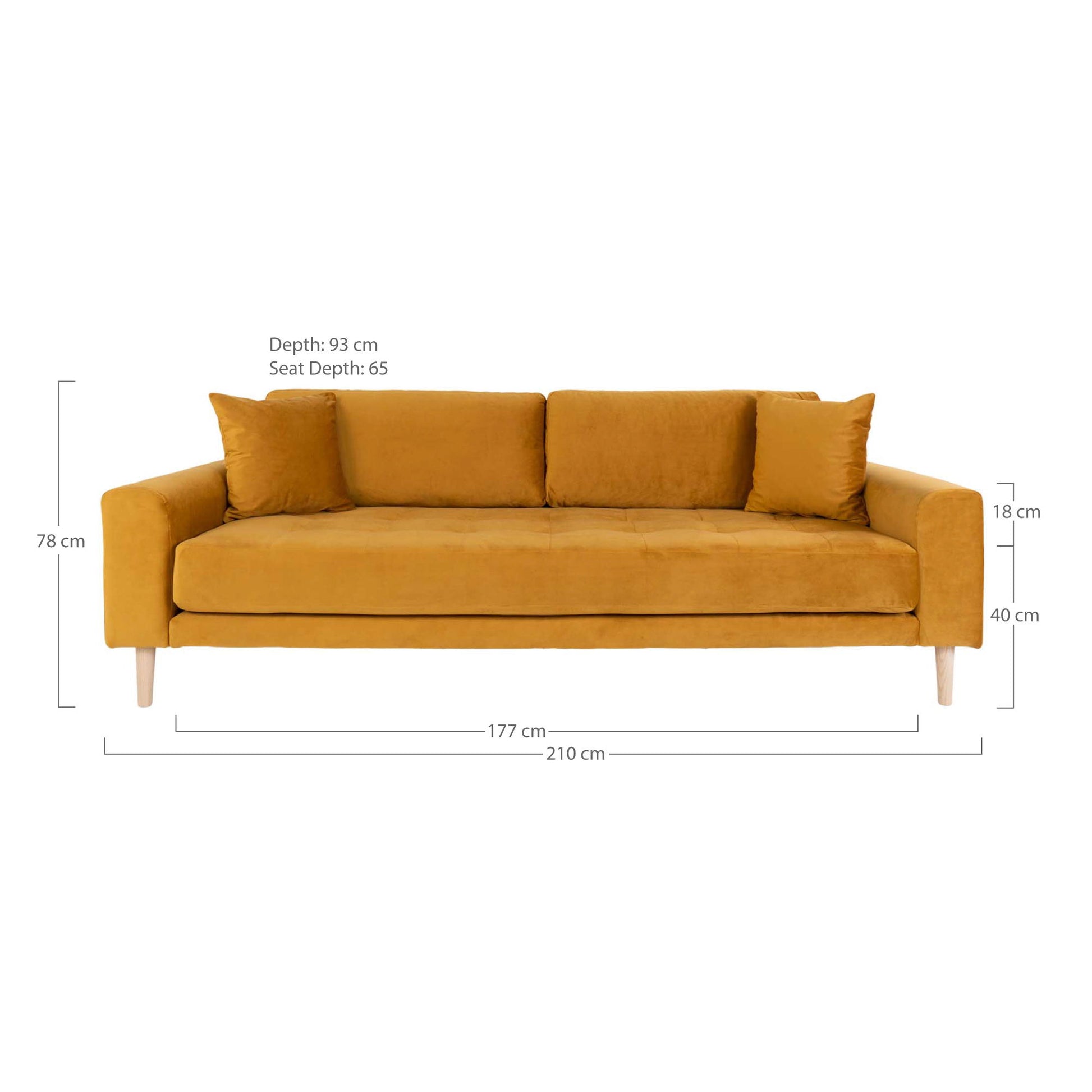 Lido 3 Personers Sofa
