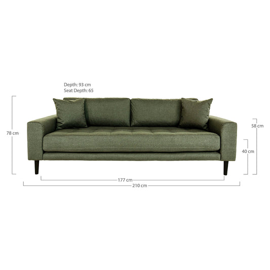 Lido 3 Personers Sofa