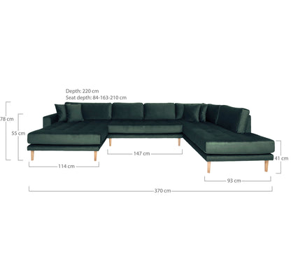 Lido U-Sofa Åben Ende