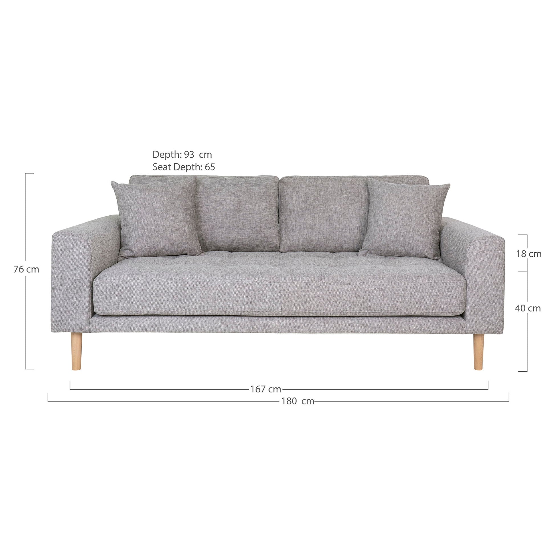 Lido 2,5 Personers Sofa