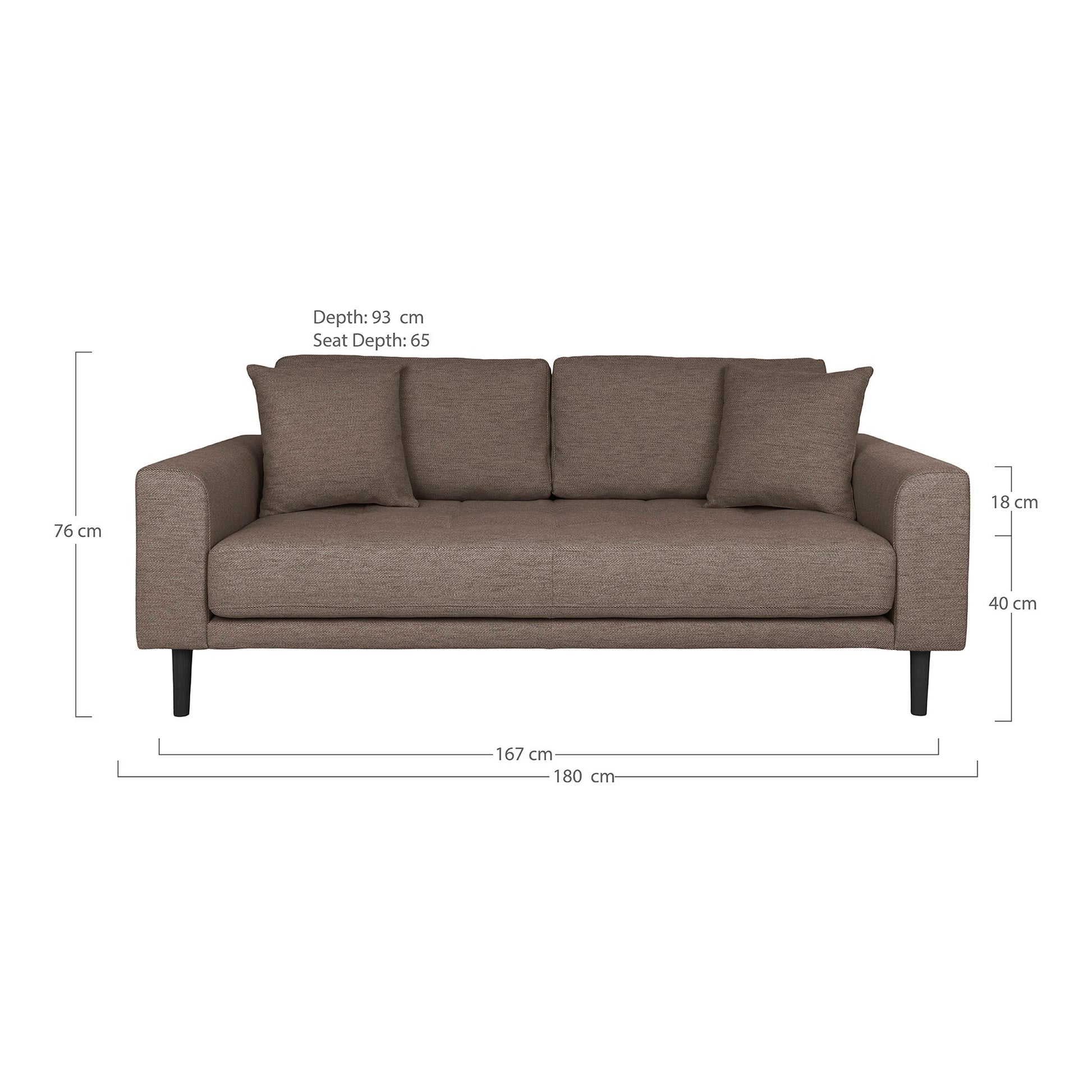 Lido 2,5 Personers Sofa