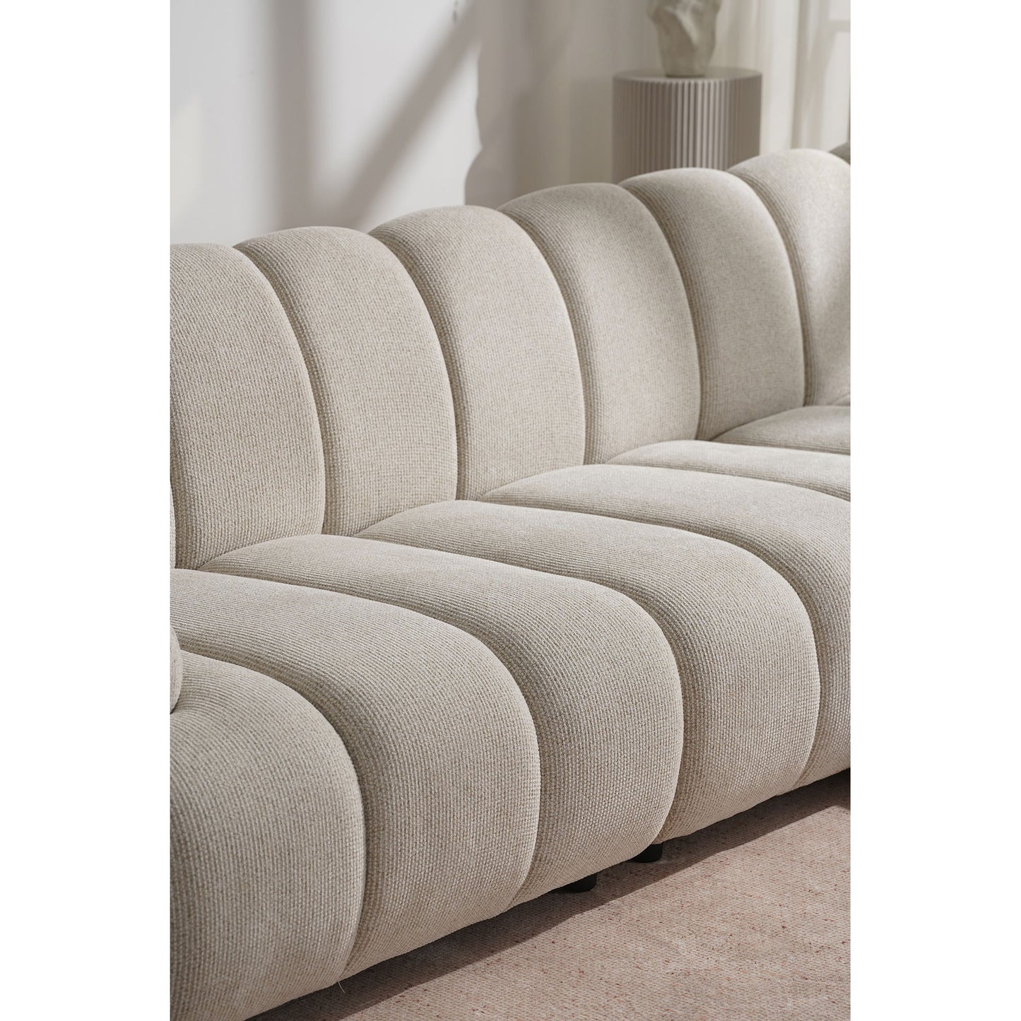 Taza 3,5 personers modulsofa m/puf