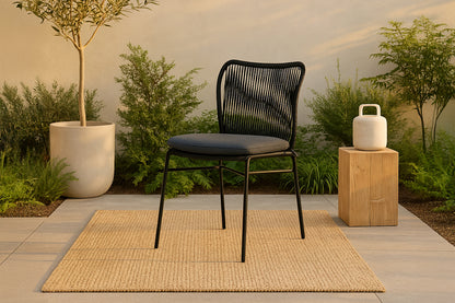 Spisebordsstol 4-pak Sort