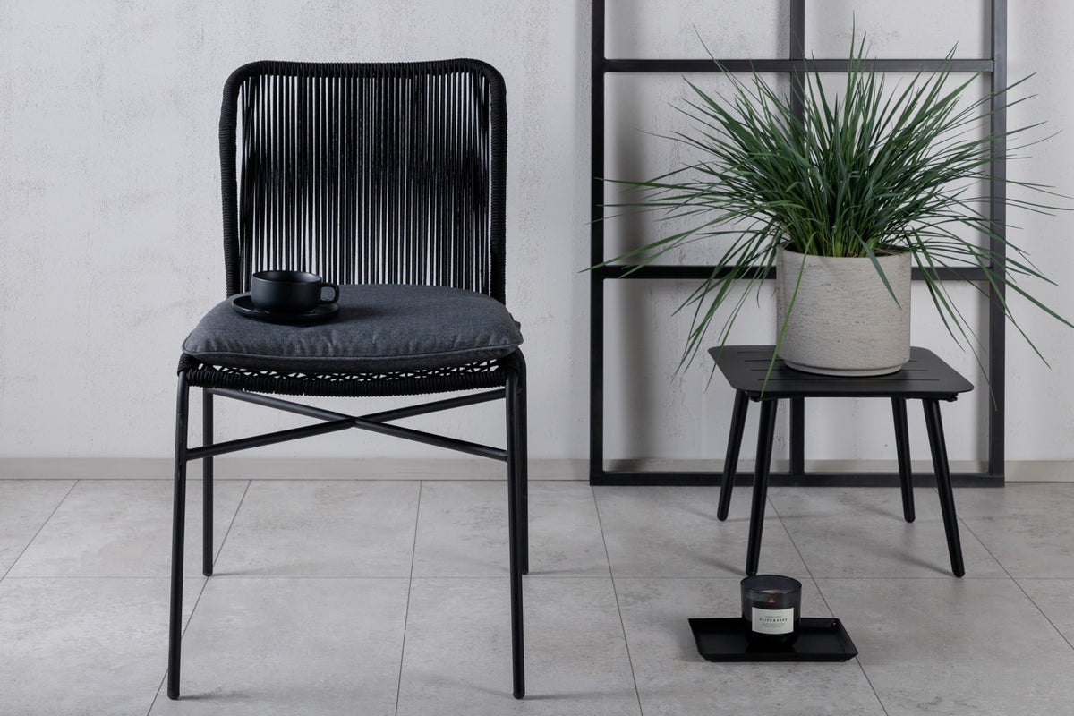 Spisebordsstol 4-pak Sort