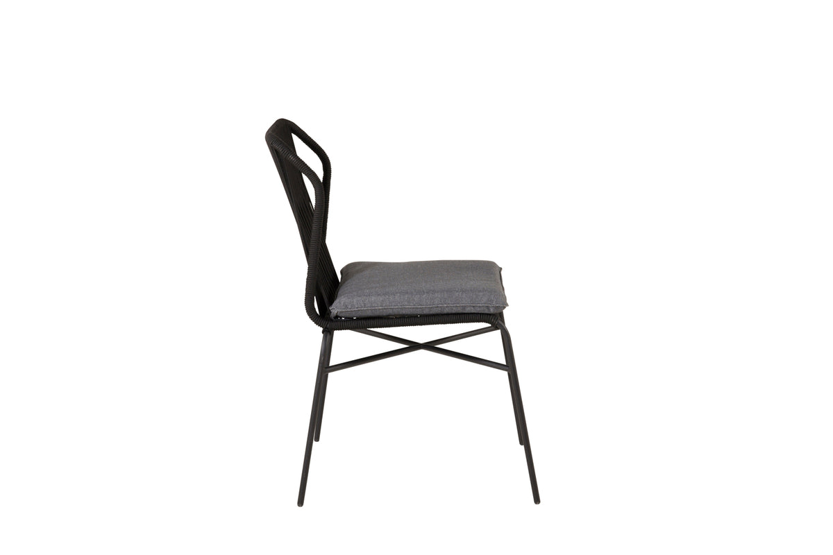 Spisebordsstol 4-pak Sort