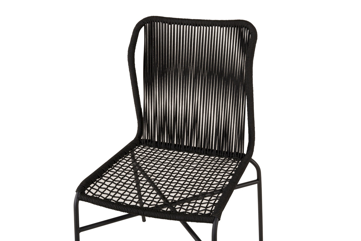 Spisebordsstol 4-pak Sort