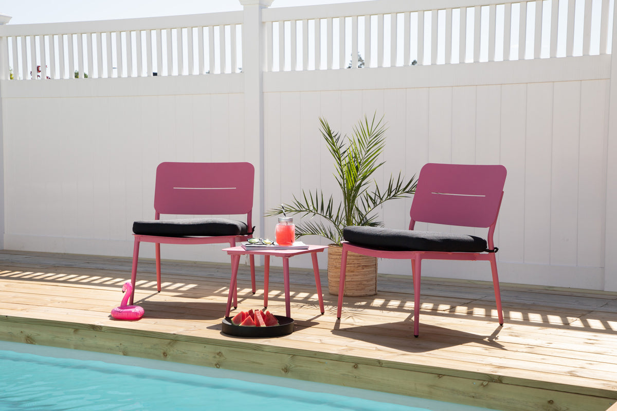 Lina Sidebord 40 x 40 Rosa