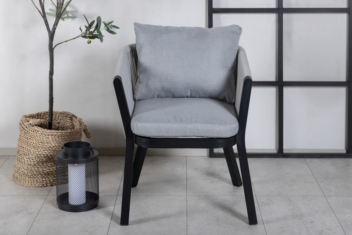 Spisebordsstol 2-pak Sort