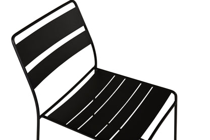 Spisebordsstol 2-pak Sort