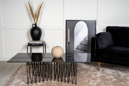 Sofa Bord 140 x 60 Sort