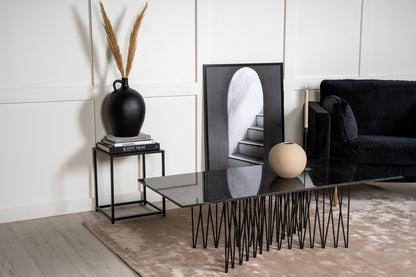 Sofa Bord 140 x 60 Sort