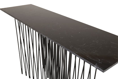 Sidebord 130 x 37 Sort