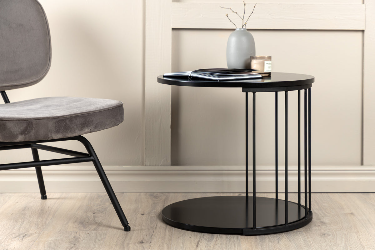 Hobart Sofabord ø50 Sort
