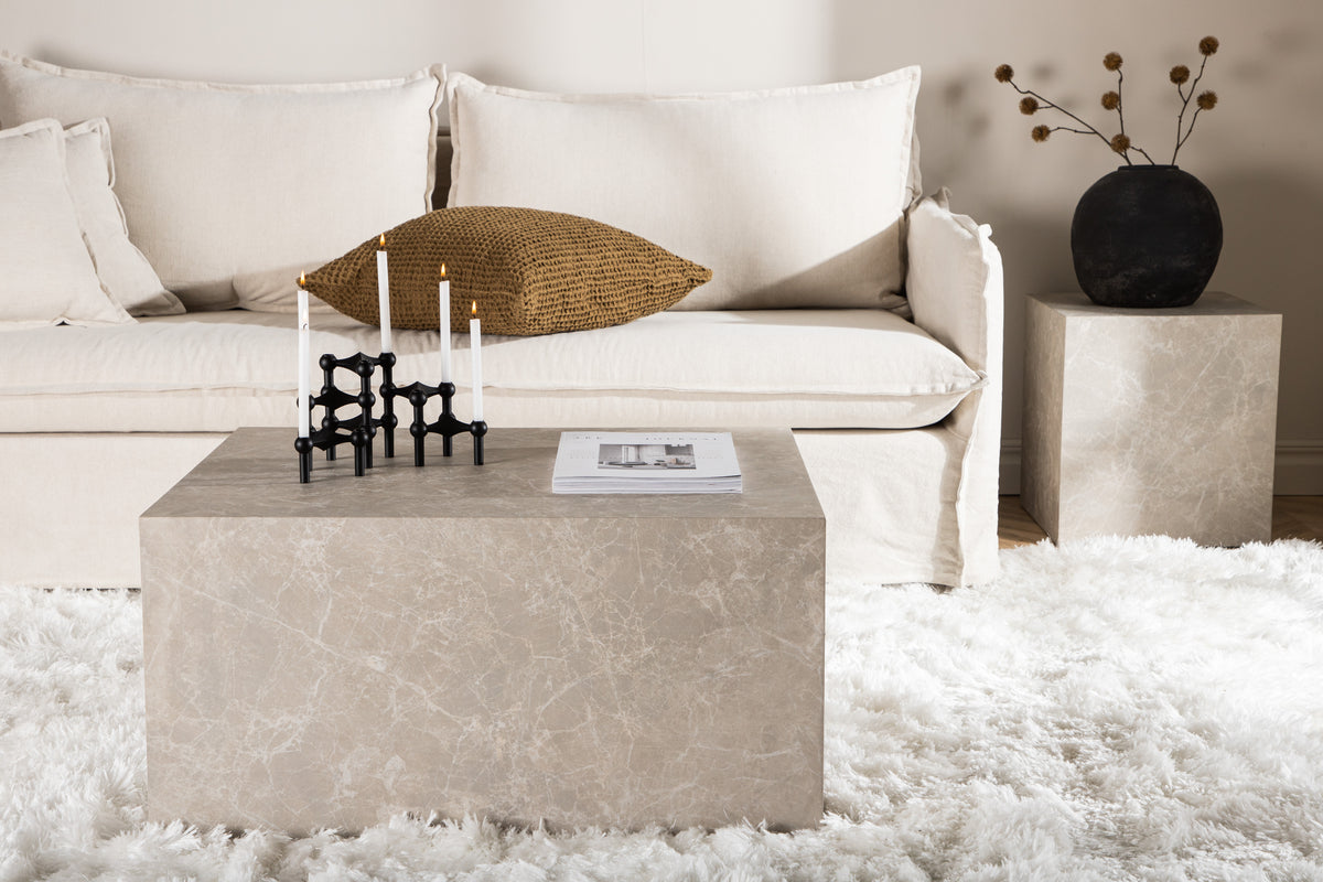 York Sofabord 80 x 60 Beige
