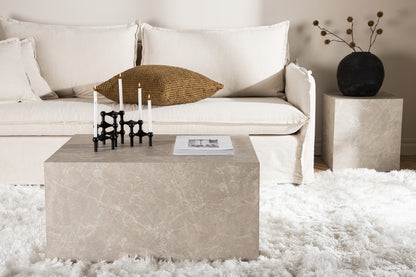 York Sofabord 80 x 60 Beige