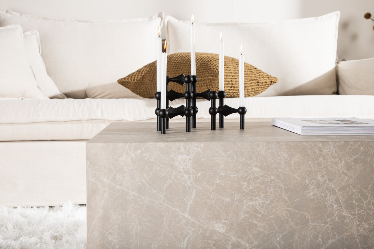 York Sofabord 80 x 60 Beige