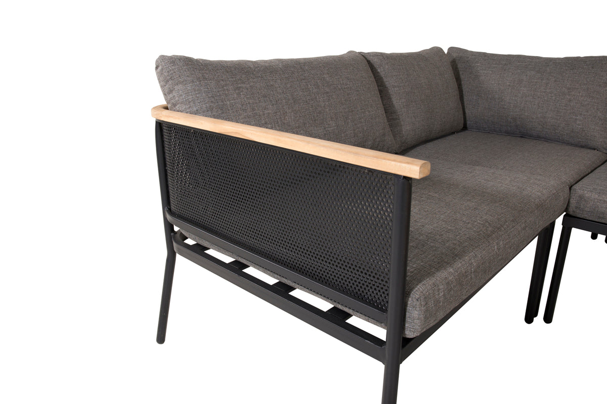 Hjørnesofa sæt Natur Grå