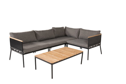 Hjørnesofa sæt Natur Grå